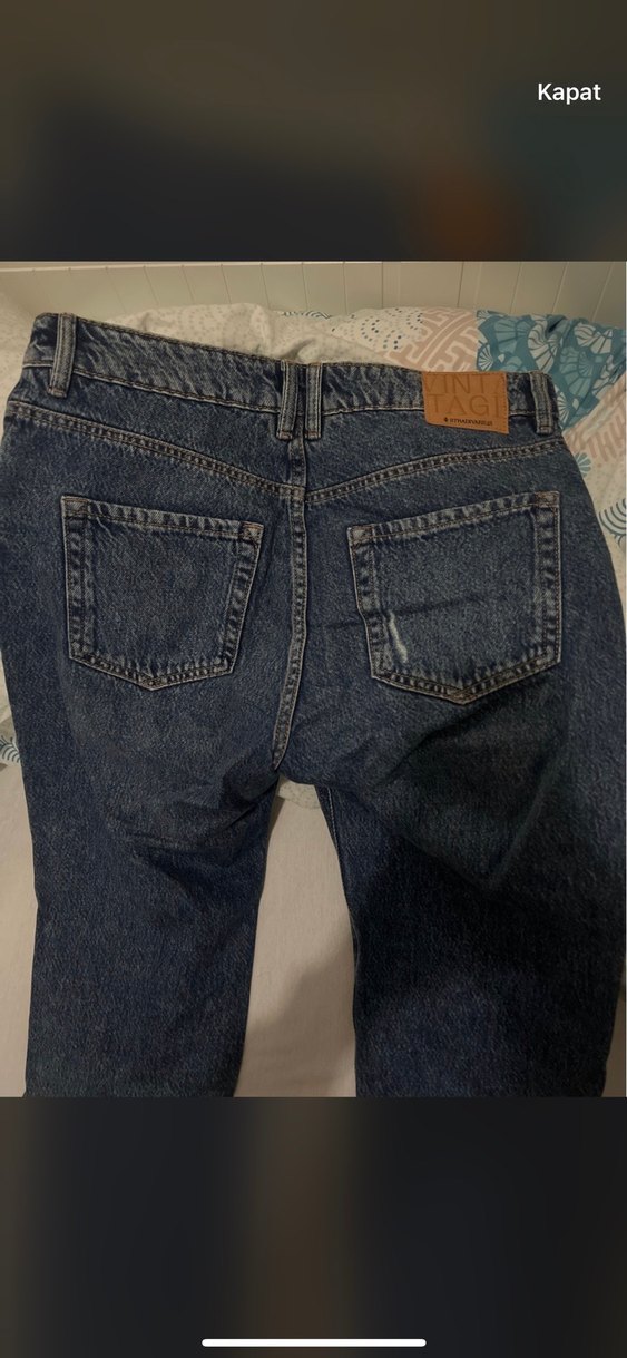 stradivarius mom jean - Görsel 5