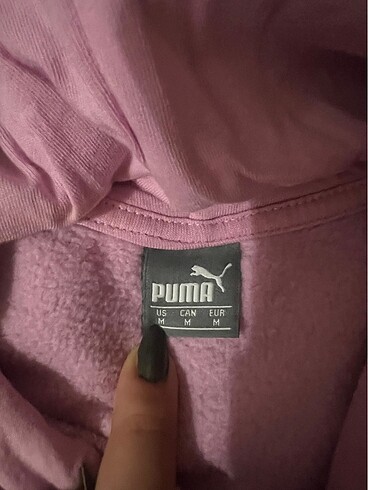 m Beden orijinal puma sweatshirt kapüşonlu