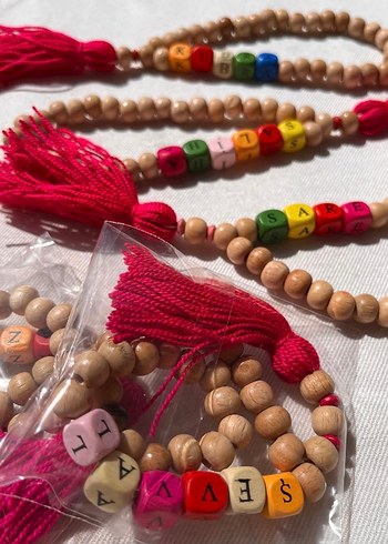 Renkli Püsküllü çocuk tesbih - Görsel 2