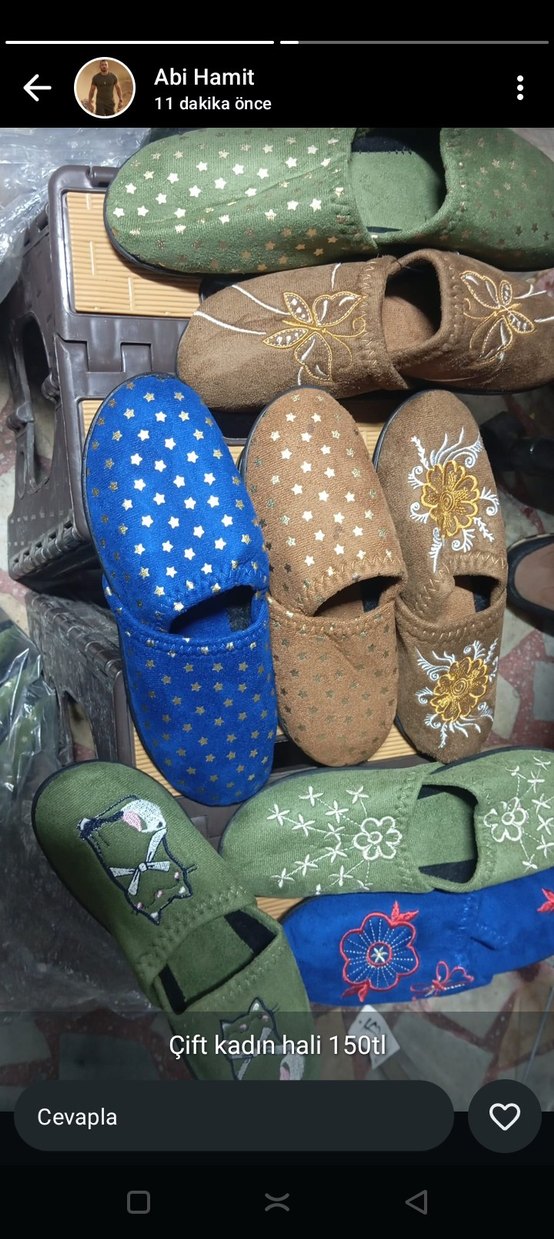 İki adet fiyatıdır  ev terliği  sıfır ürün - Görsel 2