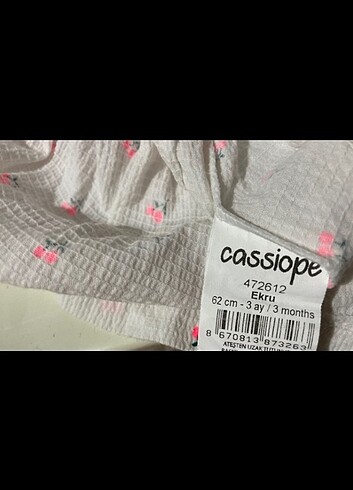 Cassiope Cassioope 3ay bebek takım