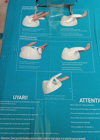 Diğer Ozer Bebek Beslenme Koltuğu Mavi