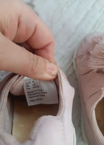 Kız Çocuk Pembe Fırfırlı Spor Ayakkabı - Görsel 4