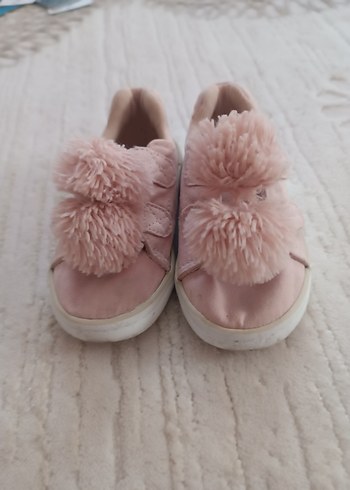 Kız Çocuk Pembe Fırfırlı Spor Ayakkabı - Görsel 2