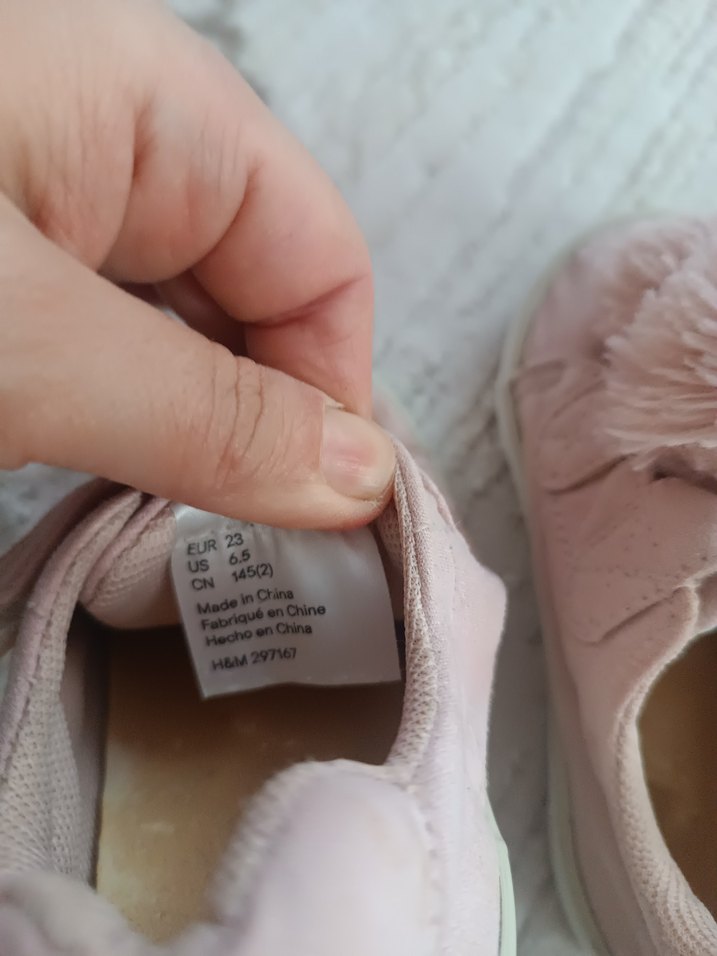 Kız Çocuk Pembe Fırfırlı Spor Ayakkabı - Görsel 4