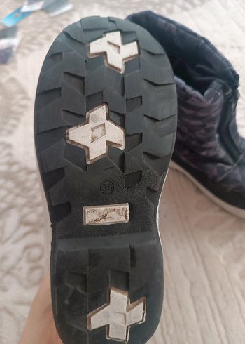 Gri Kamuflaj Erkek Çocuk Botu Velcro - Görsel 2