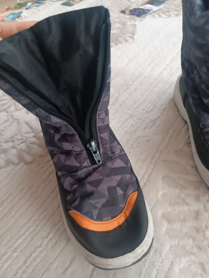 Gri Kamuflaj Erkek Çocuk Botu Velcro - Görsel 3