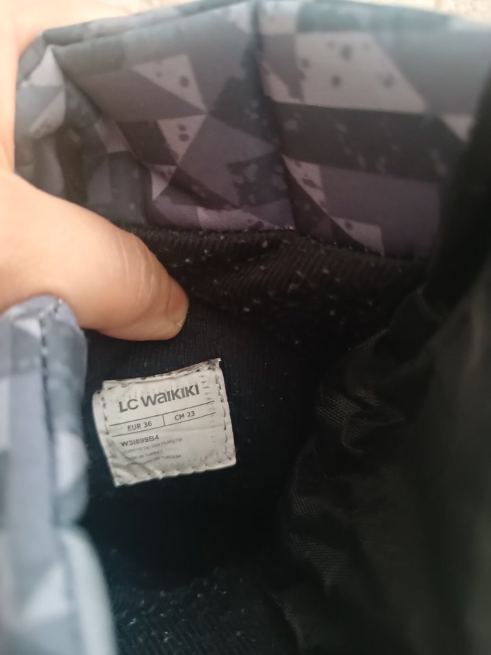 Gri Kamuflaj Erkek Çocuk Botu Velcro - Görsel 4