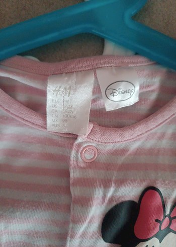 Pembe Çizgili Bebek Kız Tulum - Görsel 2