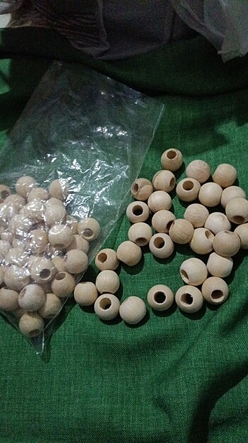 18 mm ahşap boncuk 