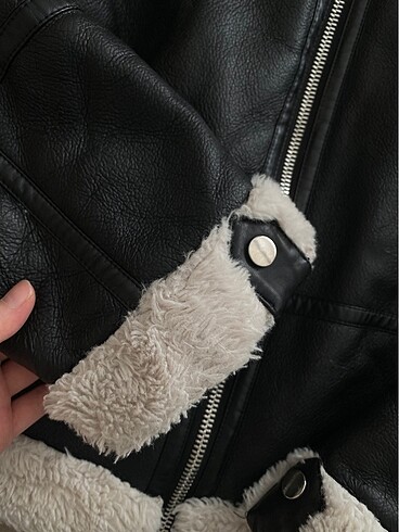 s Beden siyah Renk Pull and bear biker mont