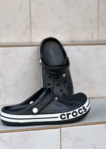 Crocs Erkek Terlik Siyah Velcro