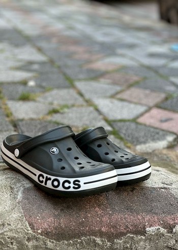 37 Beden siyah Renk Crocs Erkek Spor Terlik Siyah