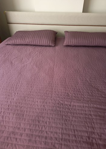 ikea çift taraflı Mor Yatak Örtüsü - Görsel 2