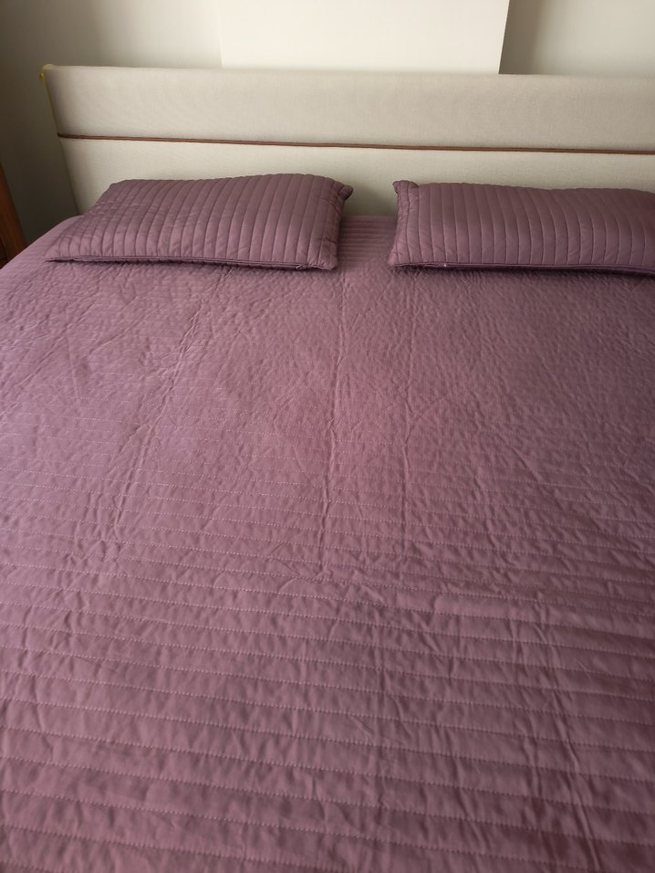 ikea çift taraflı Mor Yatak Örtüsü - Görsel 2