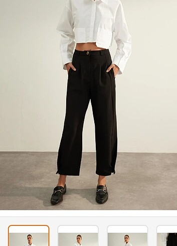 34 Beden siyah Renk Tarz pantalon