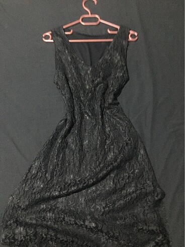 Gotik dantel güpürlü elbise