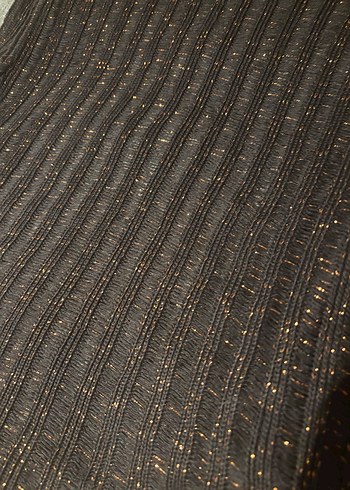 Kadın Kahverengi Örgü Kolsuz Midi Hırka - Görsel 4