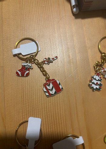 Renkli Zincir Detaylı Anahtarlıklar - Görsel 3