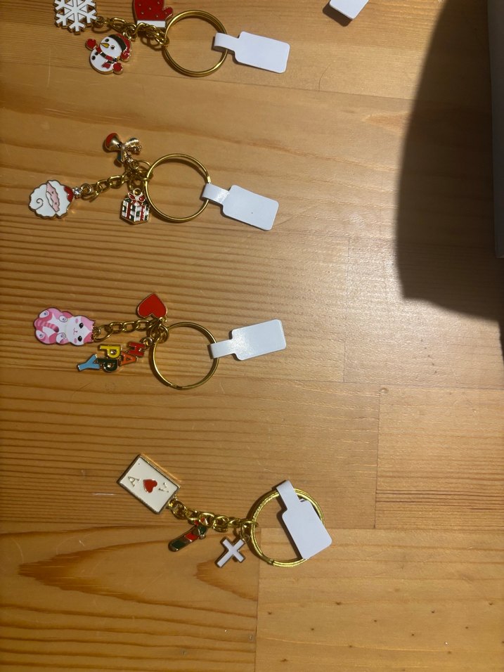 Renkli Zincir Detaylı Anahtarlıklar - Görsel 2