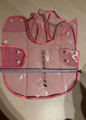 Pembe Desenli Köpek Yağmurluk - Görsel 6