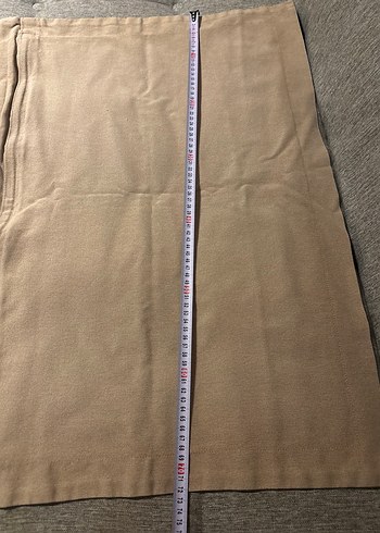 Bej Renk Düz Yastık Kılıfı - Görsel 5