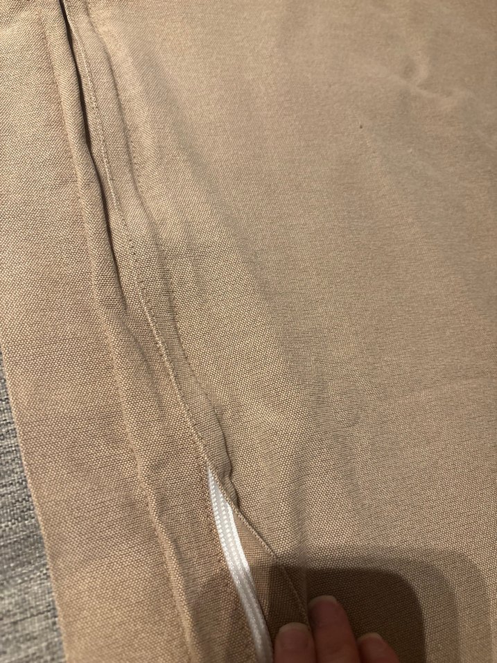 Bej Renk Düz Yastık Kılıfı - Görsel 3