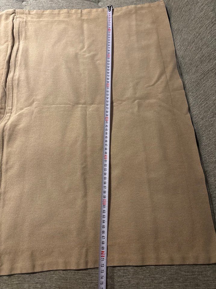 Bej Renk Düz Yastık Kılıfı - Görsel 5