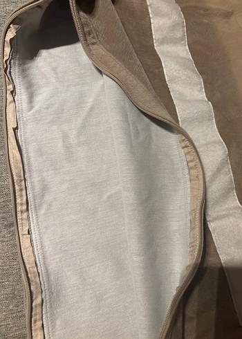 Bej Yumuşak Düz Yastık Kılıfı - Görsel 2