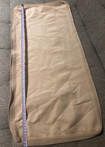 Bej Yumuşak Düz Yastık Kılıfı - Görsel 5