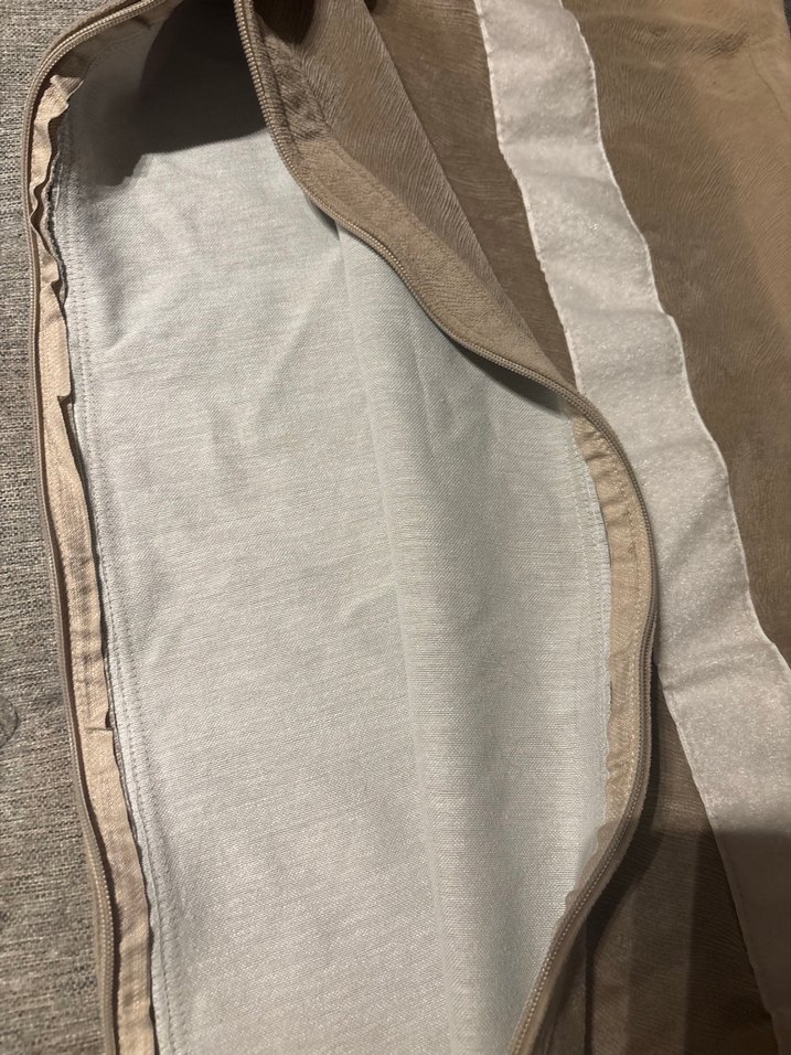 Bej Yumuşak Düz Yastık Kılıfı - Görsel 2