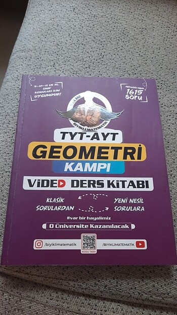 Bıyıklı matematik geometri ders kitabı 