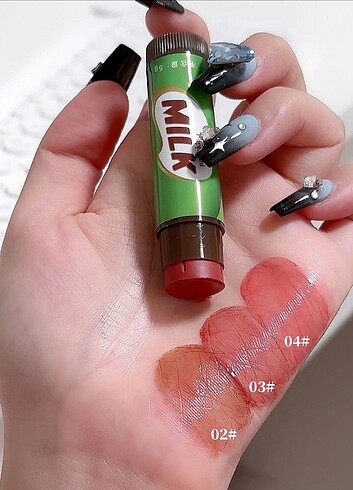 Diğer Cappuvini milk tinted lip balm set
