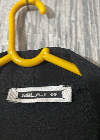 Siyah Uzun Kadın ceket - Görsel 4