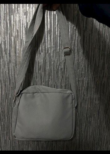 Gri Kadın Çapraz Çanta - Görsel 3