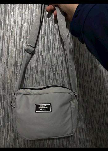 Gri Kadın Çapraz Çanta - Görsel 2