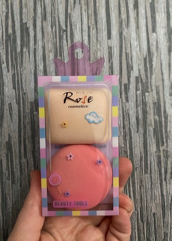Pastel Pembe Makyaj Süngeri - Rose Cosmetics - Görsel 2