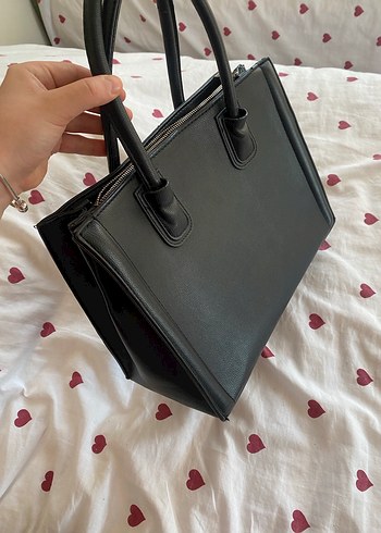  Beden turuncu Renk Stradivarius Kadın Turuncu Baskılı Tote Çanta