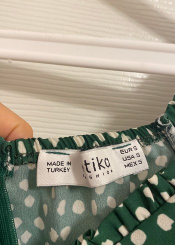 s Beden yeşil Renk Uzun Yeşil Günlük Elbise