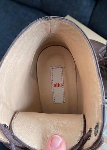 Kadın Kahverengi Deri Platform Topuklu Bot - Görsel 5