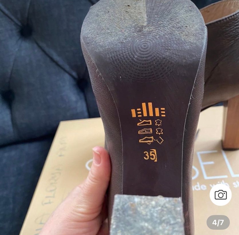 Kadın Kahverengi Deri Platform Topuklu Bot - Görsel 4