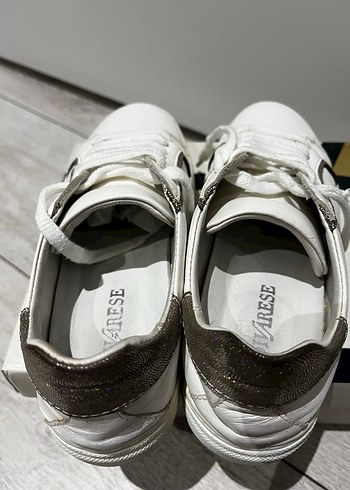 Beyaz Platform Tabanlı Kadın Sneaker - Görsel 3