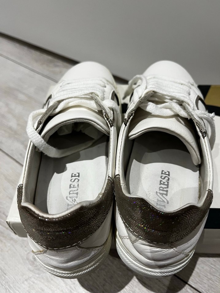 Beyaz Platform Tabanlı Kadın Sneaker - Görsel 3