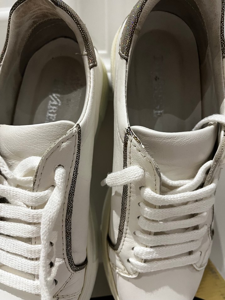 Beyaz Platform Tabanlı Kadın Sneaker - Görsel 5