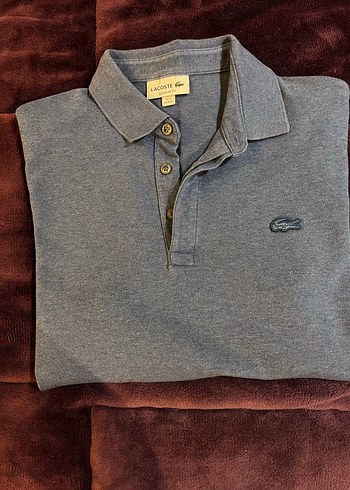 Lacoste Mavi Erkek Polo Tişört - Görsel 3
