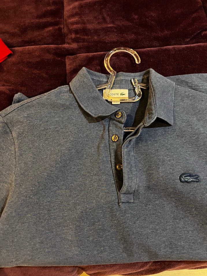 Lacoste Mavi Erkek Polo Tişört - Görsel 2