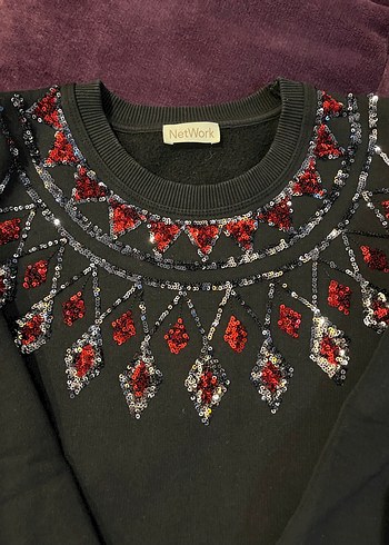 Network Pul Detaylı Sweatshirt - Görsel 2