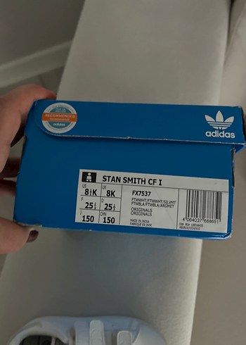 Adidas Kız Çocuk Beyaz Cırt Cırtlı Spor Ayakkabı - Görsel 5