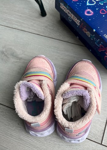 Skechers Kız Çocuk Pembe Cırt Cırtlı bot - Görsel 3