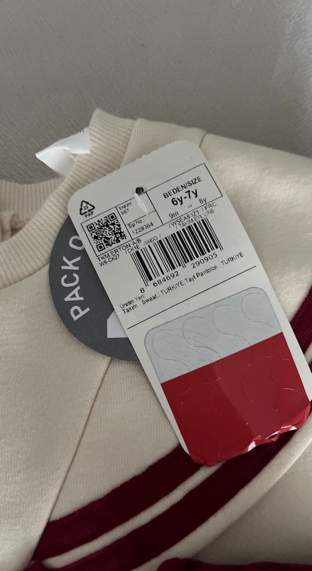 LCW Bordo Kız Eşofman Takımı - Görsel 2